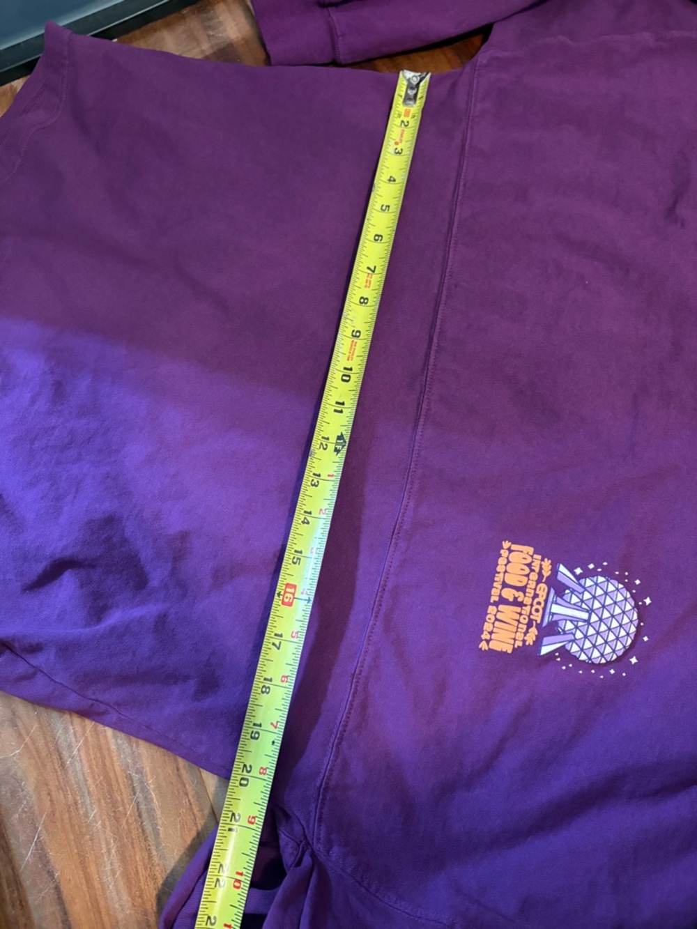 Disney EPCOT Food & Wine Festival 24 Figment Purple spirit jersey (0355) - Picture 3 of 8